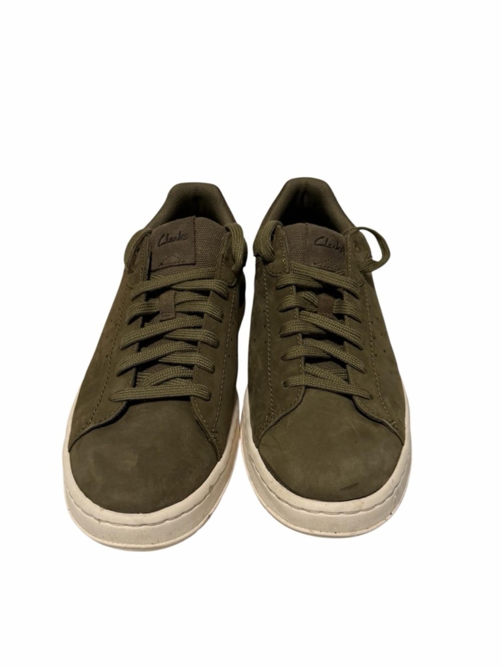 Clarks Men's Courtlite 2 Run Olive Green size 12 Sneakers